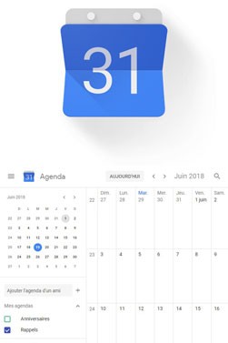 historique google calendrier
